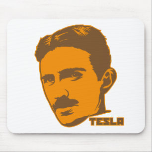 Nikola Tesla porträtt Mousepad Musmatta