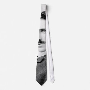 Nikola Tesla Porträtt Slips