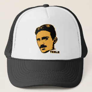 Nikola Tesla porträtthatt Keps