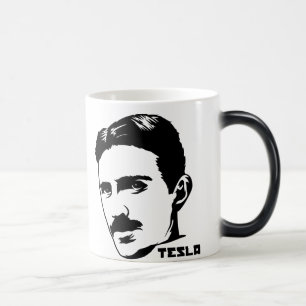 Nikola Tesla porträttmugg Magisk Mugg