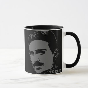 Nikola Tesla porträttmugg Mugg