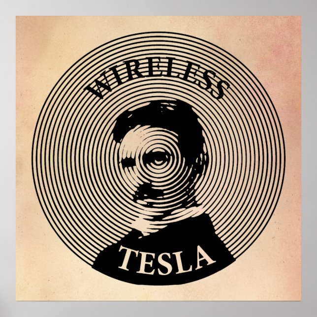Nikola Tesla Poster (Framsidan)