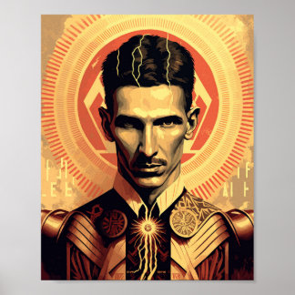 Nikola Tesla Poster