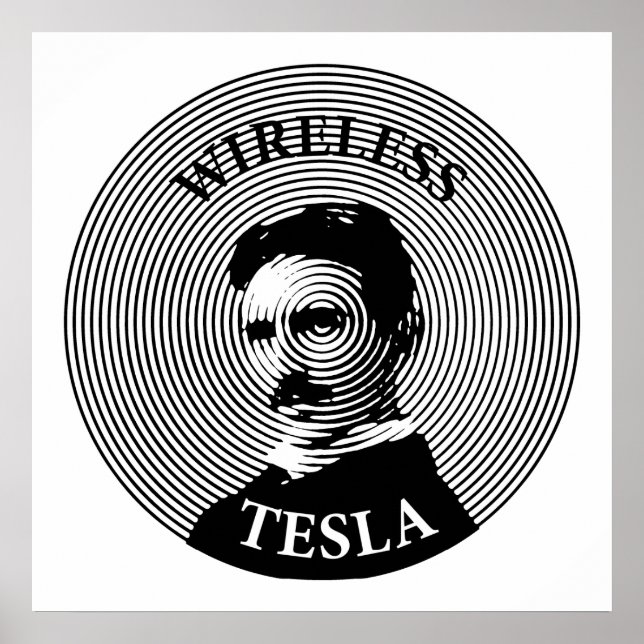 Nikola Tesla Poster (Framsidan)