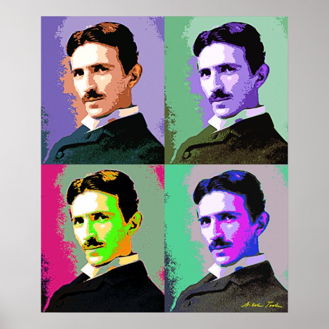 Nikola Tesla Poster (Framsidan)