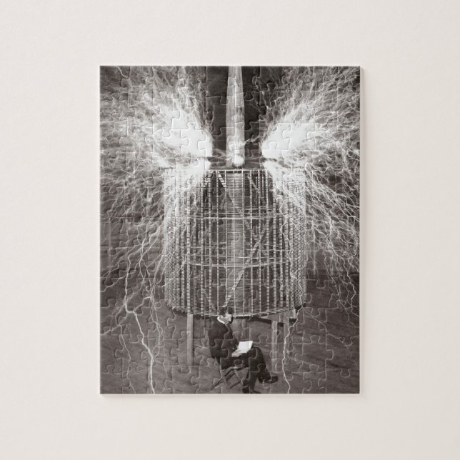 Nikola Tesla Pussel (Vertikal)