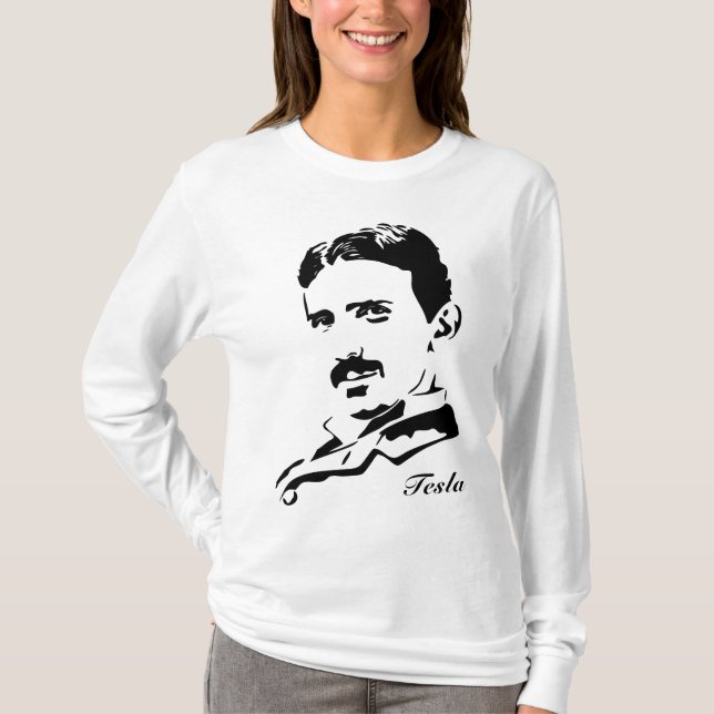 Nikola Tesla regler! T Shirt (Framsida)