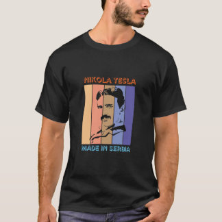 Nikola Tesla Retro Stil #2 T-Shirt