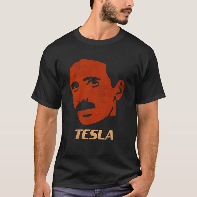 Nikola Tesla T Shirt (Framsida)