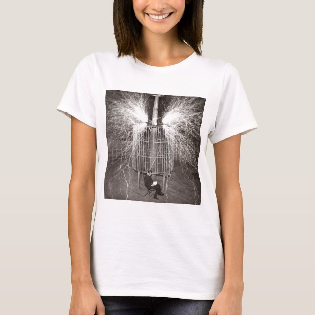 Nikola Tesla T Shirt (Framsida)