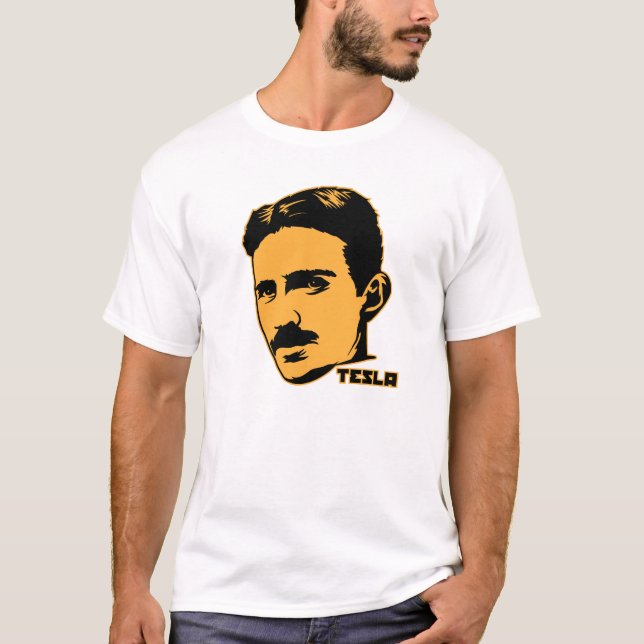 Nikola Tesla T-shirt (Framsida)