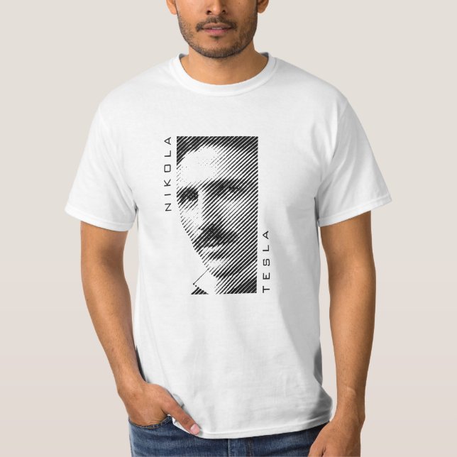 Nikola Tesla T Shirt (Framsida)