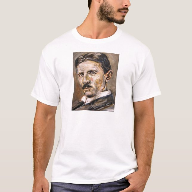Nikola Tesla T Shirt (Framsida)