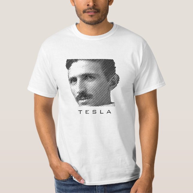 Nikola Tesla T Shirt (Framsida)