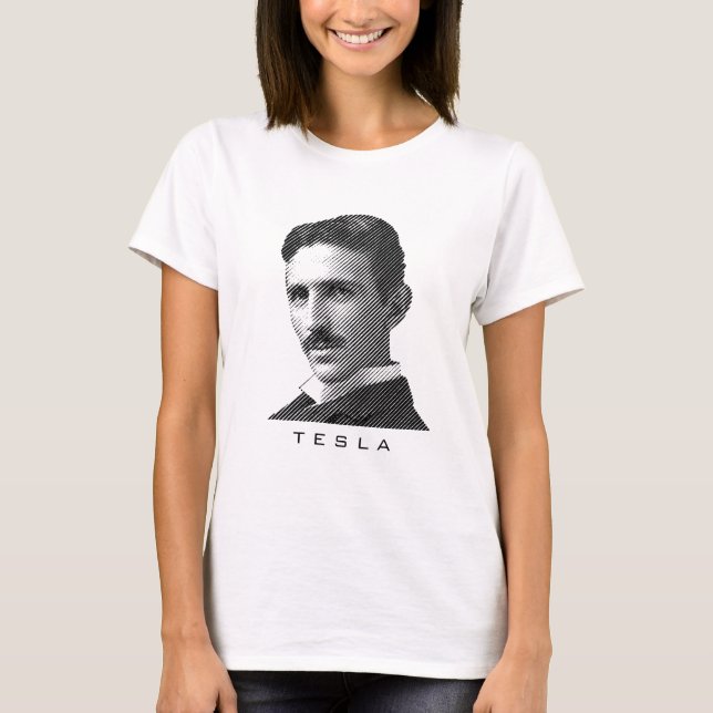 Nikola Tesla T Shirt (Framsida)