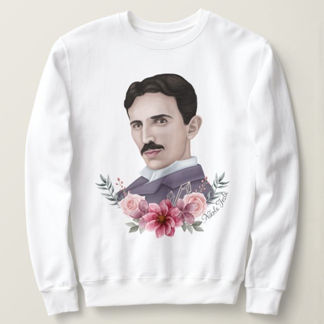 Nikola Tesla T-Shirt (Design framsida)