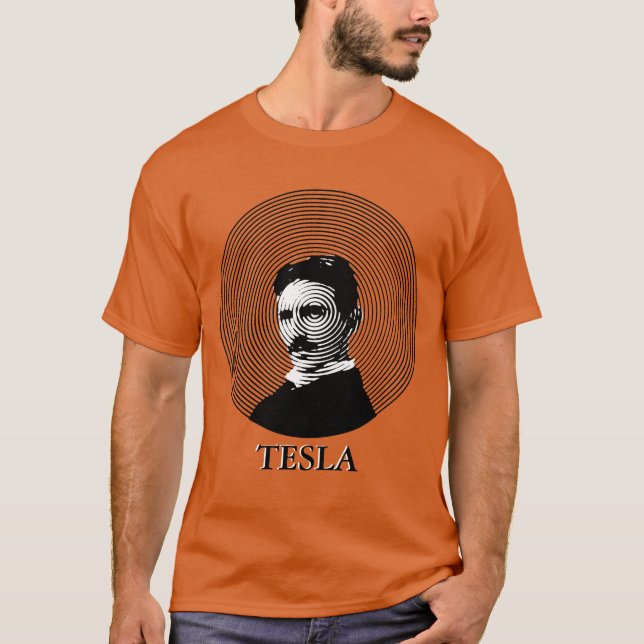 Nikola Tesla Tee (Framsida)