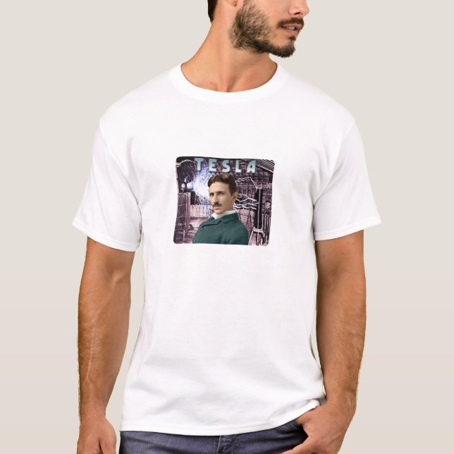Nikola Tesla Tee Shirt (Framsida)