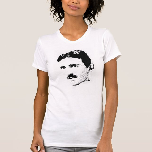 Nikola Tesla Tee Shirt (Framsida)