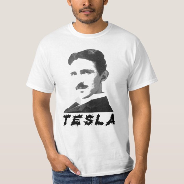 Nikola Tesla Tee Shirt (Framsida)