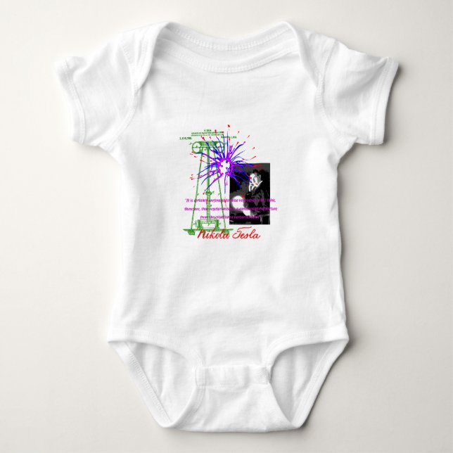 Nikola Tesla Tee Shirt (Framsida)