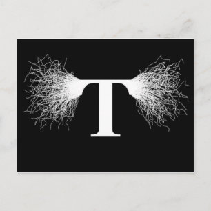 Nikola Tesla - Tesla Coil - Lightning Vykort