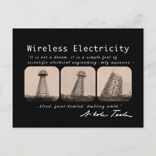 Nikola Tesla Torn Vykort