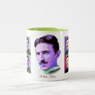 Nikola Tesla Två-Tonad Mugg