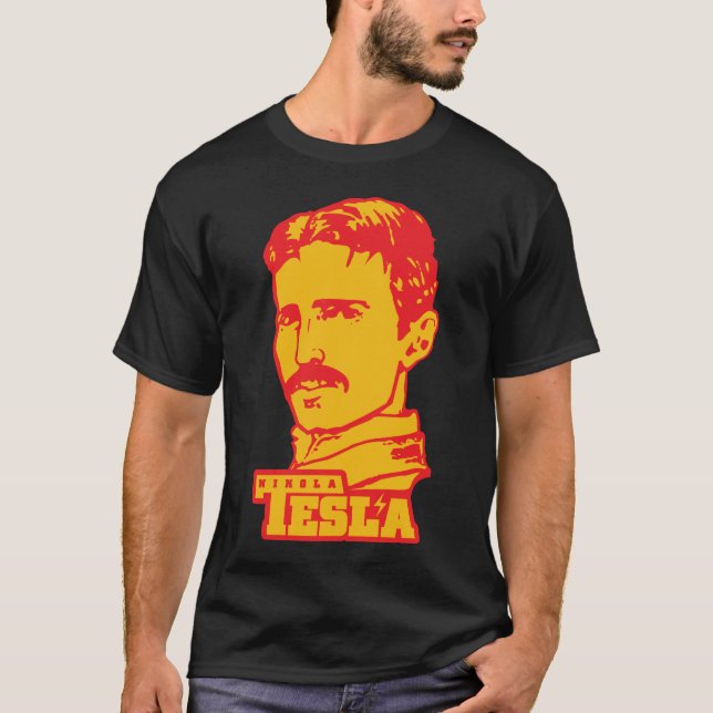 Nikola Tesla vintage Tee (Framsida)