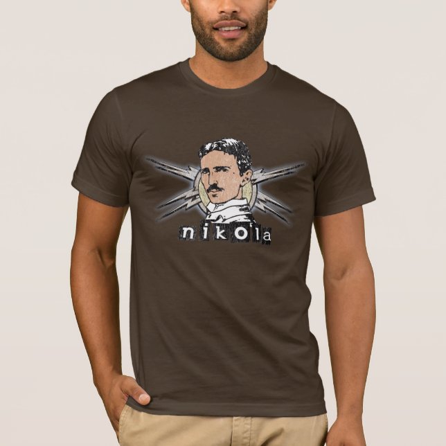 Nikola Tesla vintage Tröja (Framsida)