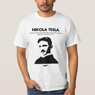 Nikola Tesla vitT-tröja T Shirt