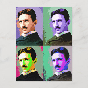 Nikola Tesla Vykort