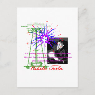 Nikola Tesla Vykort