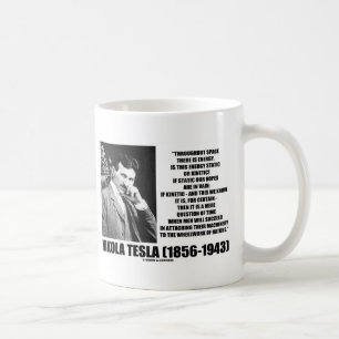 Nikola Tesla Wheelwork of Nature Kinetic Energy Kaffemugg