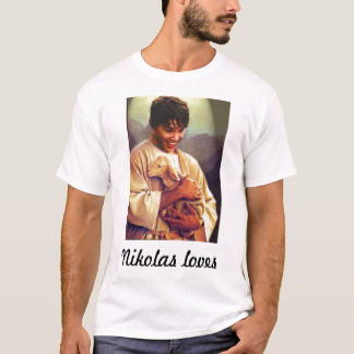 Nikolas kärlekar t shirt