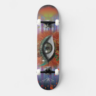 Nikoles öga 5/5 mini skateboard bräda 18,5 cm