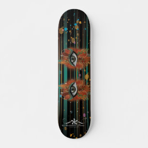 Nikoles Öga Mini Skateboard Bräda 18,5 Cm