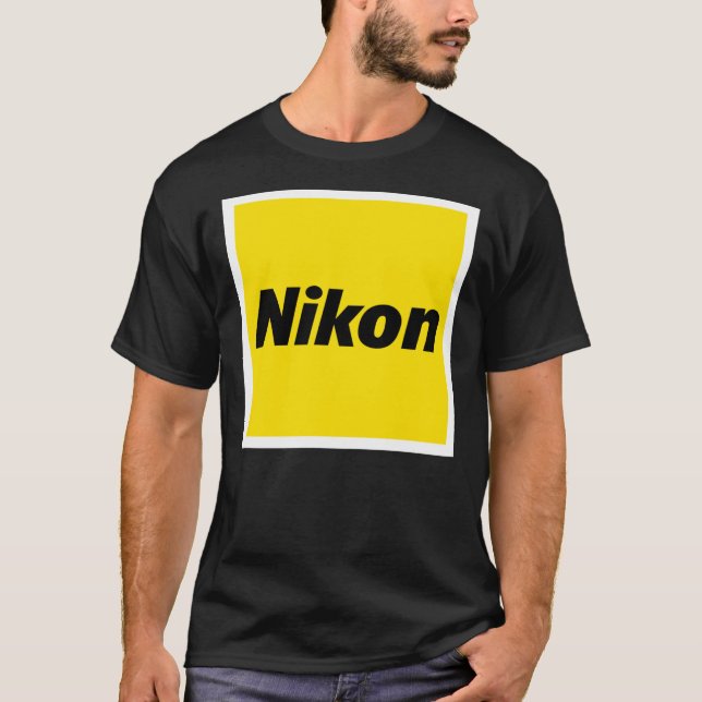 Nikon Clean logotyp Classic T-Shirt (Framsida)