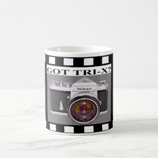 Nikon F med 50mm f1.4 - symbol av fotografi! Kaffemugg