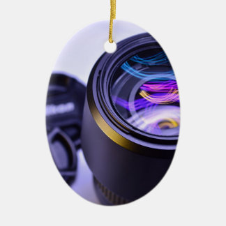 Nikon fotografikamera julgransprydnad keramik