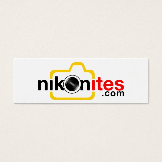 Nikonites.com litet kort (Framsidan)