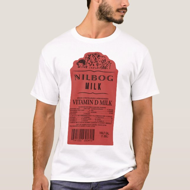 Nilbog Mjölk t-shirt (Framsida)