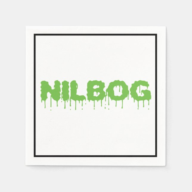 Nilbog Troll 2 Horror Movie Cocktail Napkins Pappersservett (Framsidan)