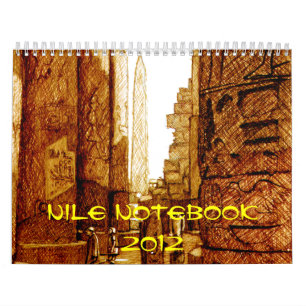 Nile anteckningsbok - kalender