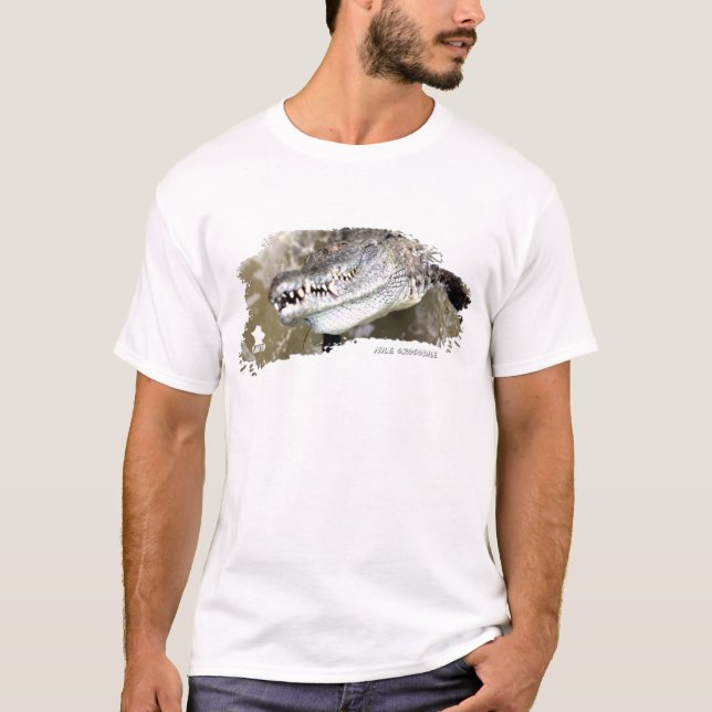Nile krokodil 01 t-shirt (Framsida)