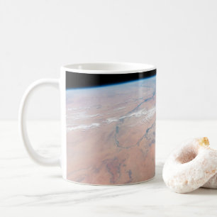 Nile River Winding Northward intill Röda havet Kaffemugg