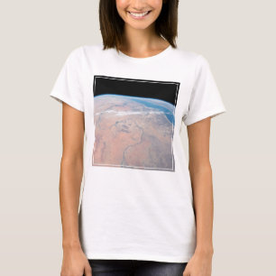 Nile River Winding Northward intill Röda havet T Shirt