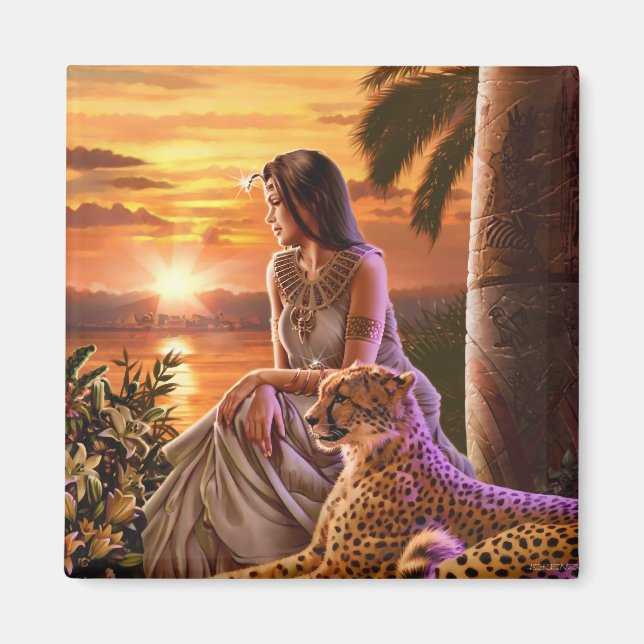 "Nile Sunset" Magnet (Framsidan)