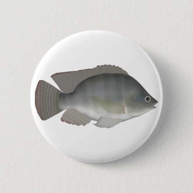 Nile Tilapia Button Knapp (Framsida)