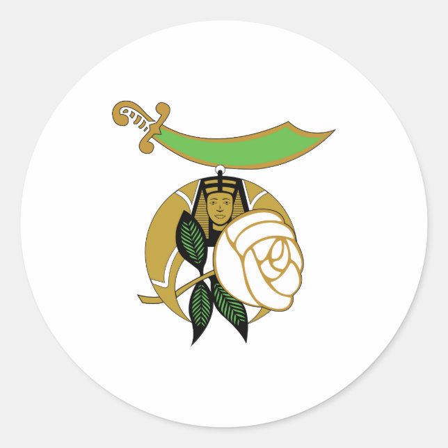 Nilens döttrar runt klistermärke (Framsida)